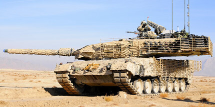 Leopard2 противокумулятивная решетка