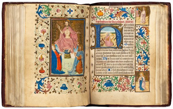 Средневековая книга, поля