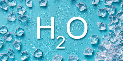 Hot water freezing