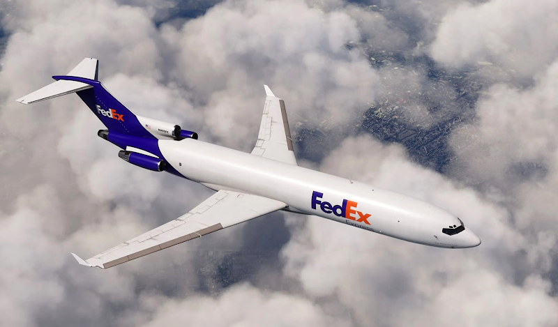 Boeing 727 tri-jet configuration